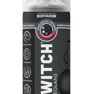 Betaalbaar Rust-Oleum Switch Spuitbus Verf Zijdeglans 400ml - Zwart