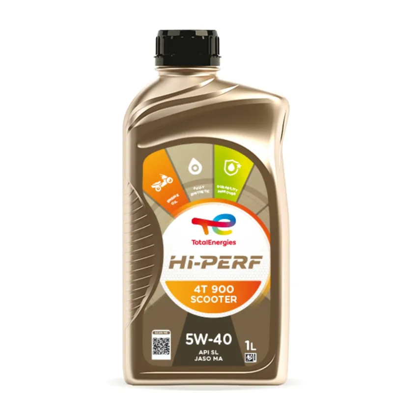 Total Hi-Perf 900 Scooter 4-takt olie 5w40 1 liter Superprijs