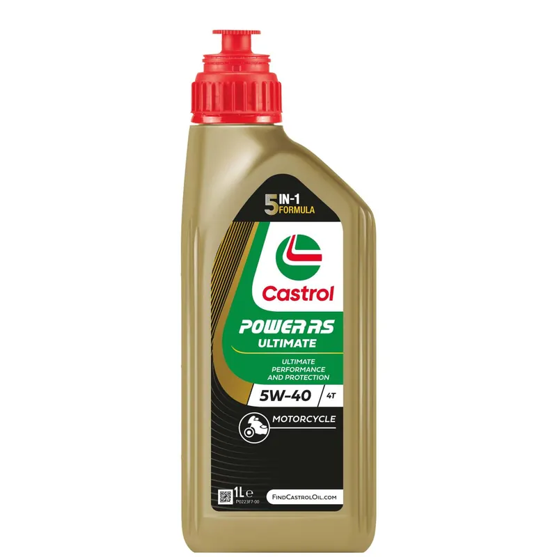 Castrol Power RS Ultimate 4T 5w40 motorfiets olie 1 liter Laatste Versie