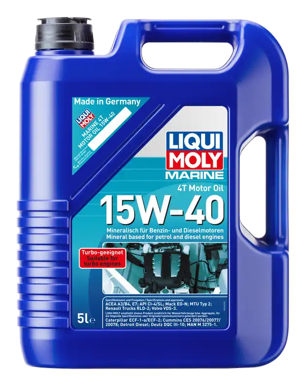 Liqui Moly Marine 4T Motor Oil 15W-40 5 liter Finale Uitverkoop