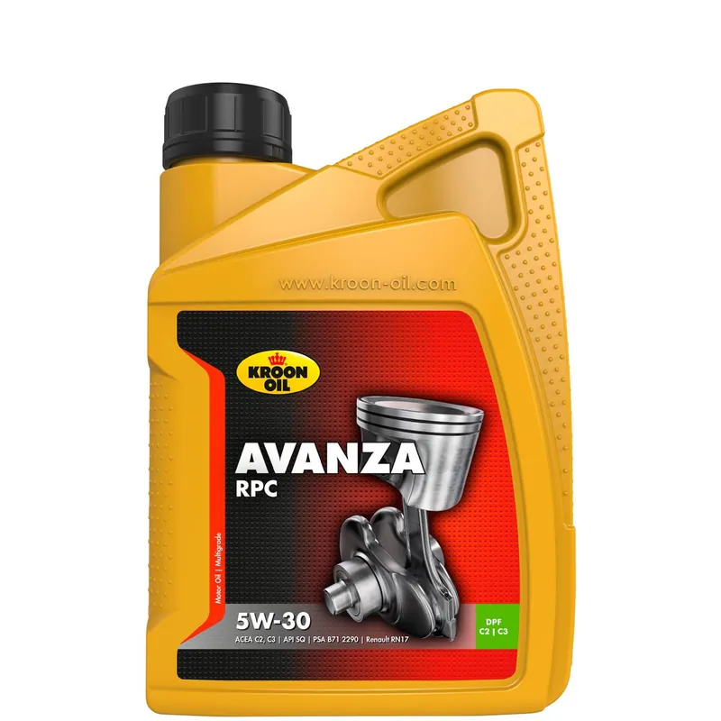 Gratis Retour Kroon Oil Avanza RPC 5w30 motorolie 1 liter