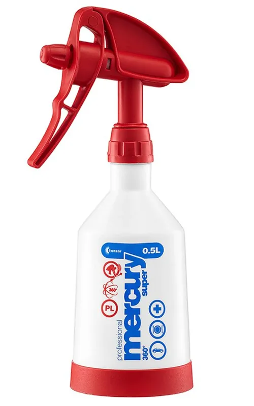Favoriet Kwazar Mercury Super 360 Pro+ Rode Sprayer - 500ml