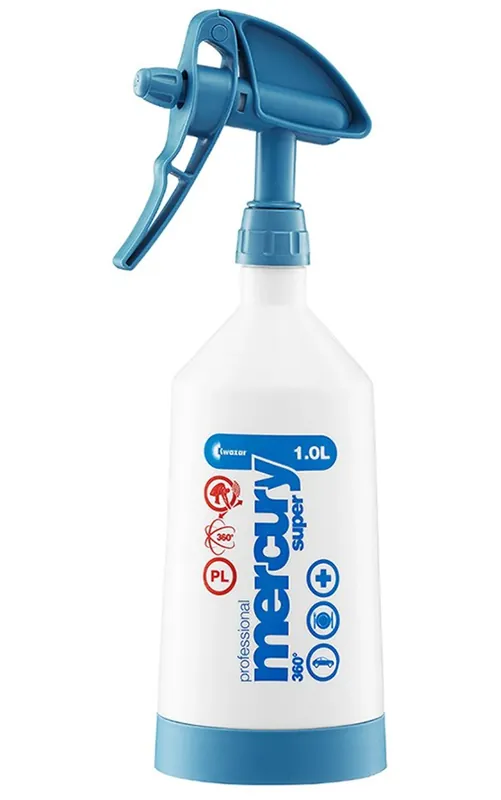 Kwazar Mercury Super 360 Pro+ Blauwe Sprayer - 1 liter Meest Verkocht
