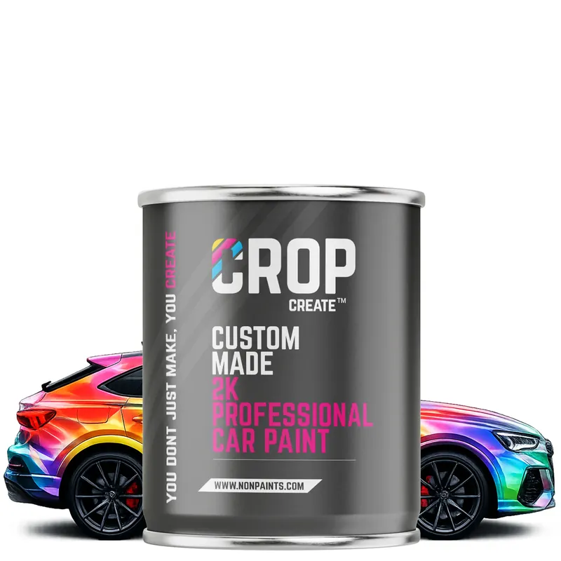Rechtstreeks Van De Fabrikant CROP 2K Autolak in Blik op Kleur - Ultra Mat - 100ml