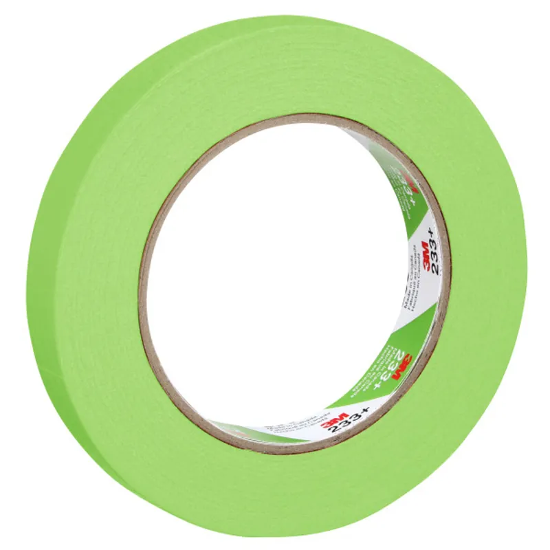 3M 233+ Masking Tape Groen 18mm x 55 meter - 48 rollen Nu Kopen