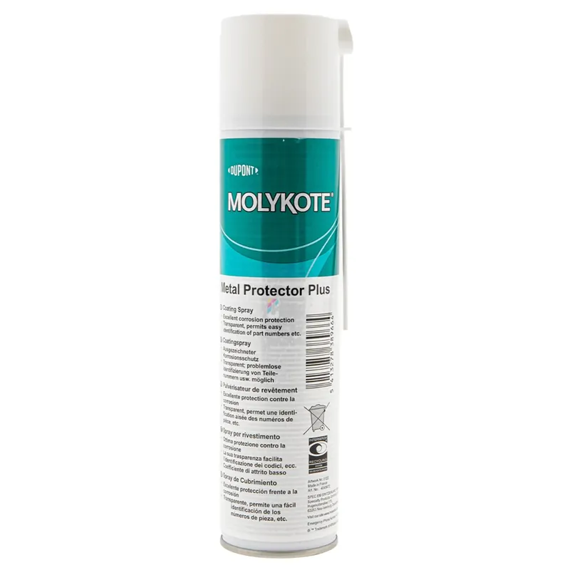 MOLYKOTE Metal Protector Plus spuitbus 400ml - Anti Roest Coating Weekendaanbieding