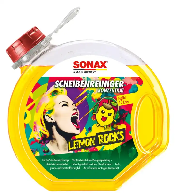 Snelle Levering SONAX Lemon Rocks Ruitenwisservloeistof Antivries -18°C - Jerrycan 3 liter