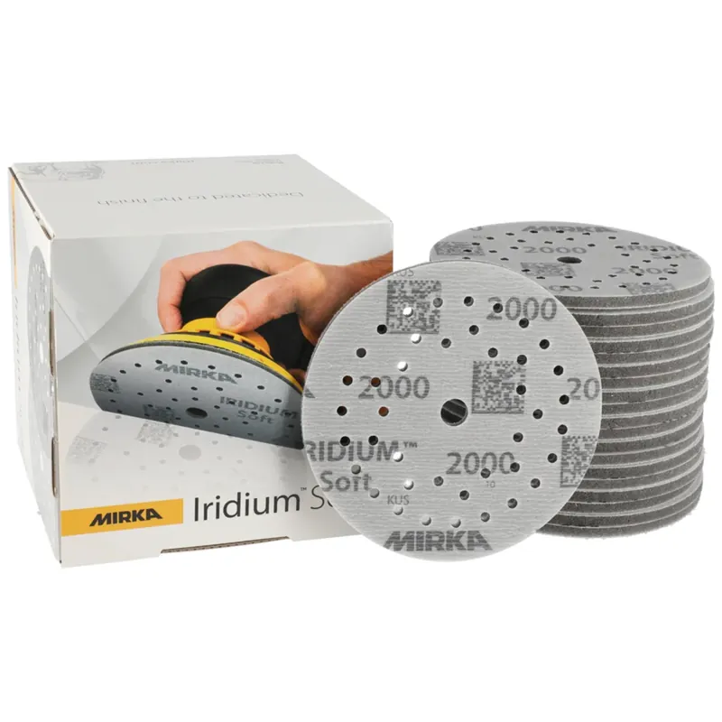 MIRKA Iridum Soft Schuurschijven 125mm - 20 stuks Speciale Aanbieding