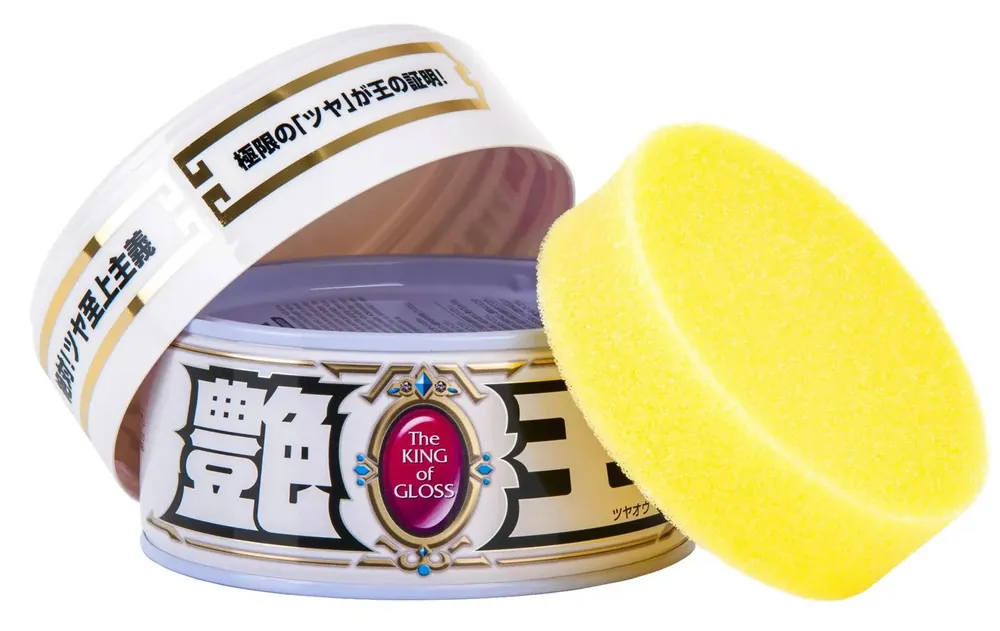 Superprijs Soft99 The King of Gloss WHITE Autowax 300 gram