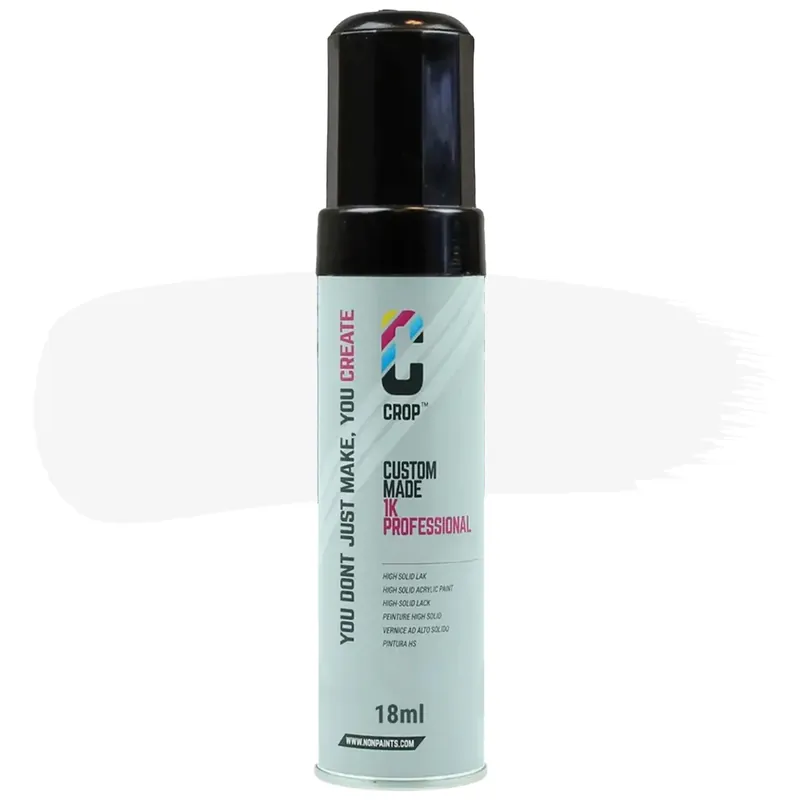 Premium CROP Lakstift Verkeerswit RAL 9016 Zijdeglans - 18ml
