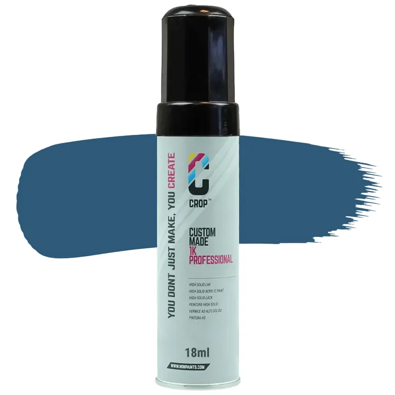 Laatste Versie CROP Lakstift Azuurblauw RAL 5009 Mat - 18ml