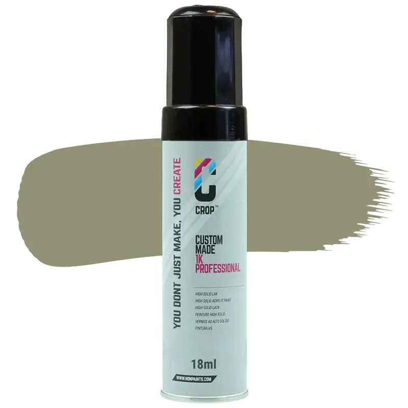 Populair CROP Lakstift Geelgrijs RAL 7034 Zijdeglans - 18ml
