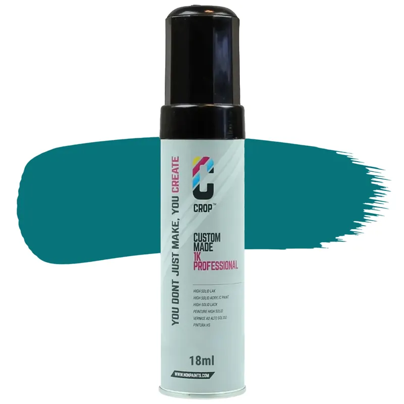 Hoge Kwaliteit CROP Lakstift Waterblauw RAL 5021 Mat - 18ml