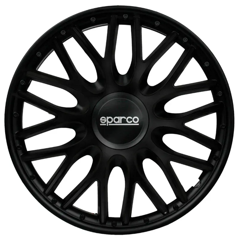 Sparco Wieldoppen Roma 13 inch Zwart - 4 stuks Uitverkoop