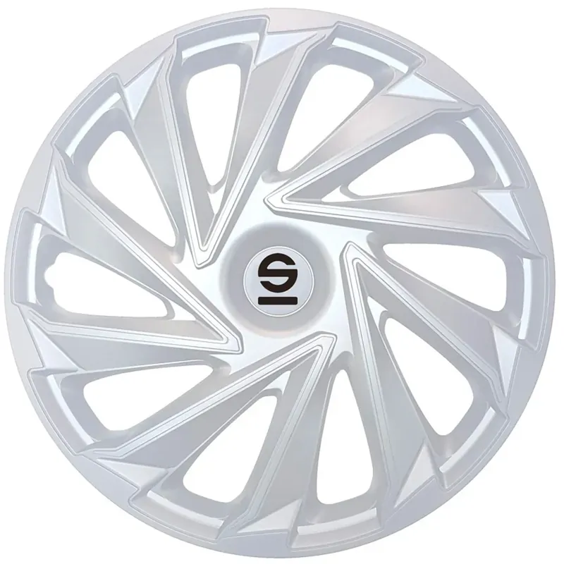 Express Levering Sparco Wieldoppen Varese 15 inch Zilver - 4 stuks