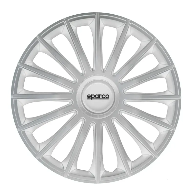 Beperkt Aanbod Sparco Wieldoppen Treviso 15 inch Zilver - 4 stuks