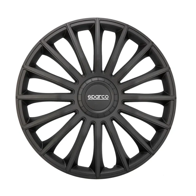 Sparco Wieldoppen Treviso 16 inch Zwart - 4 stuks Koop Vandaag
