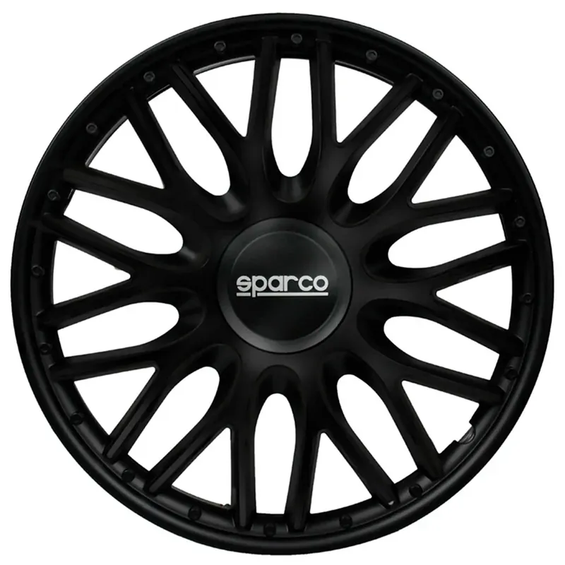 Veilige Betaling Sparco Wieldoppen Roma 16 inch Zwart - 4 stuks