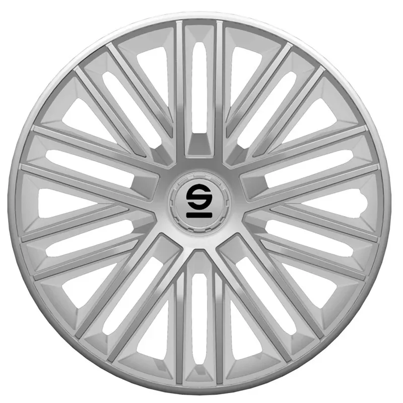 Koop Vandaag Sparco Wieldoppen Bergamo 16 inch Zilver - 4 stuks