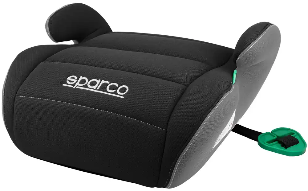 Sparco F100KI Zitverhoger Auto Zwart Grijs 125 - 150cm Finale Uitverkoop