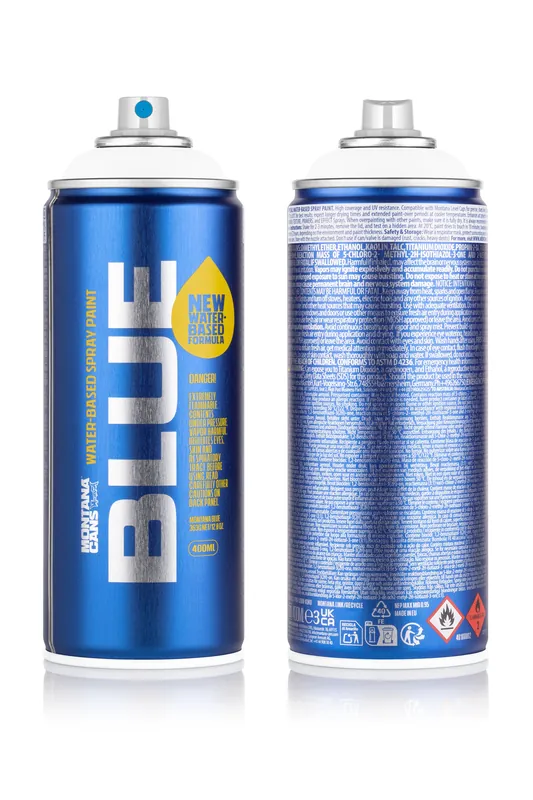 Premium Montana BLUE White Spuitbus 400ml