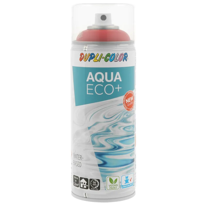 DupliColor Aqua Eco+ RAL3000 Vuurrood Mat Spuitbus 350ml Beperkte Voorraad