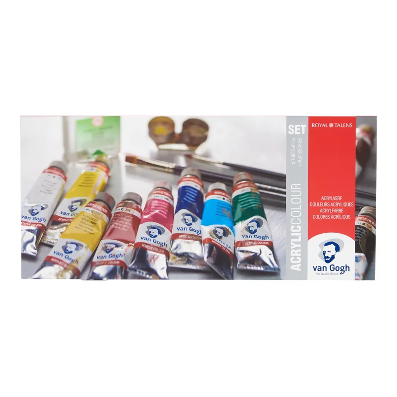Van Gogh Acrylverf set met tubes - 10 X 40 ml Premium
