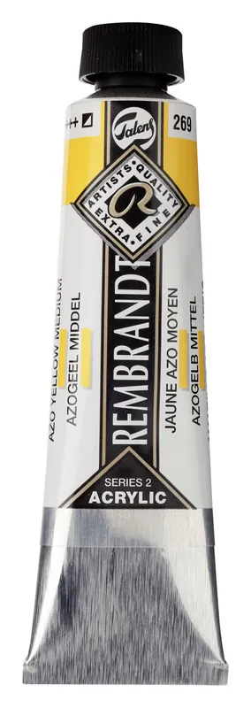 Rembrandt Acrylverf Tube 40 ml - Azogeel Middel 269 Favoriet