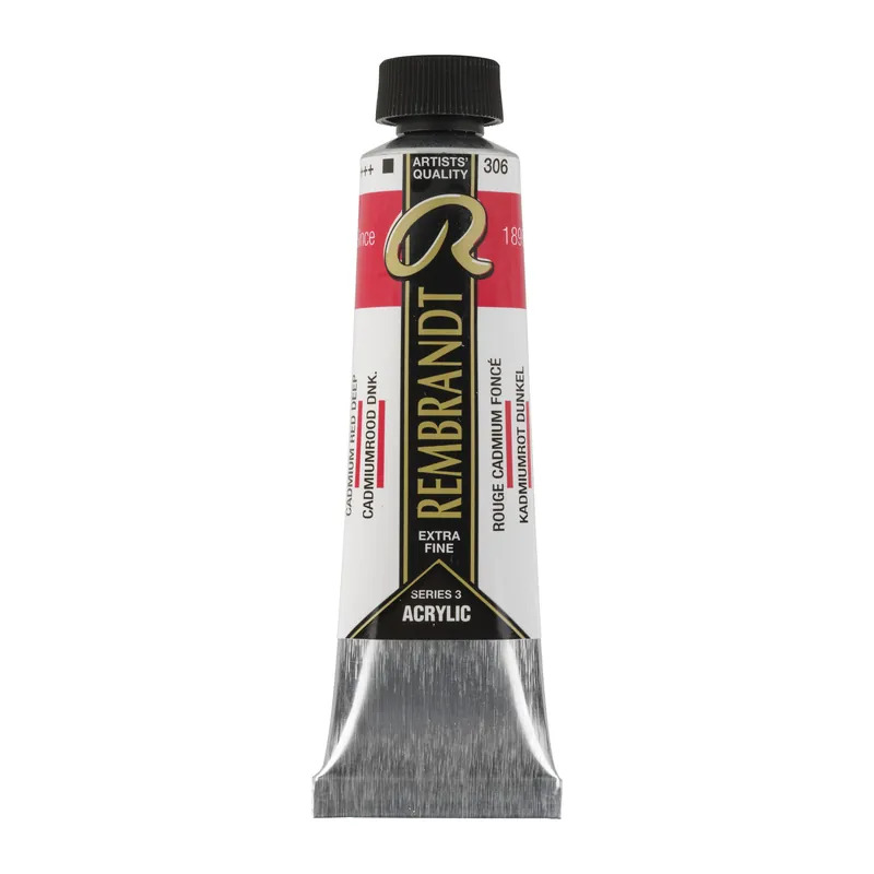 Koop Online Rembrandt Acrylverf Tube 40 ml - Cadmiumrood Donker 306