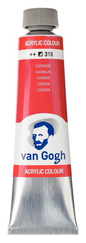 Van Gogh Acrylverf Tube 40 ml - Karmijn 318 Bestseller