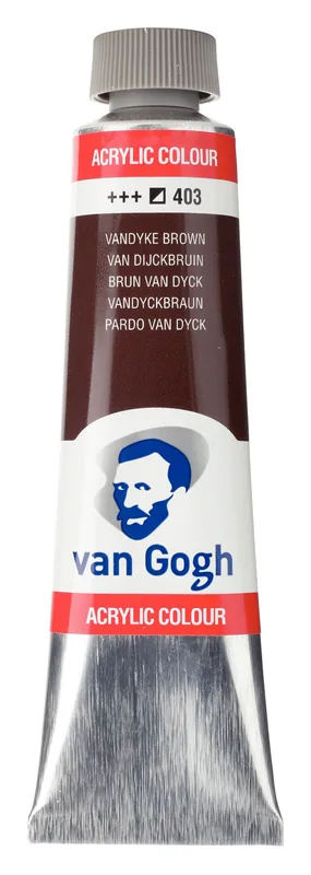 Van Gogh Acrylverf Tube 40 ml - Van Dijckbruin 403 Bestel Nu
