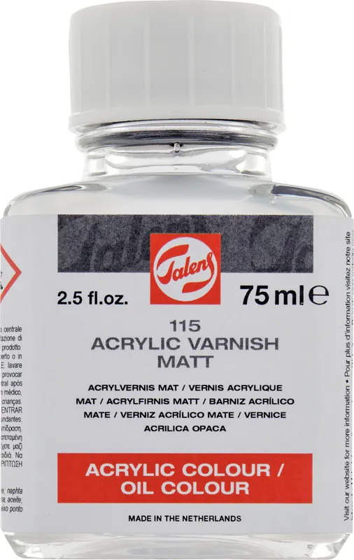 Beperkte Voorraad Talens Acrylvernis Mat 115 - 75 ml