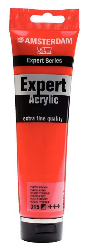 Royal Talens Amsterdam Expert Series Acrylverf Tube 150 ml - Pyrrolerood 315 Fabrieksprijs