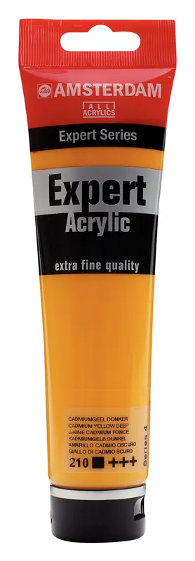 Koopje Royal Talens Amsterdam Expert Series Acrylverf Tube 150 ml - Cadmiumgeel Donker 210