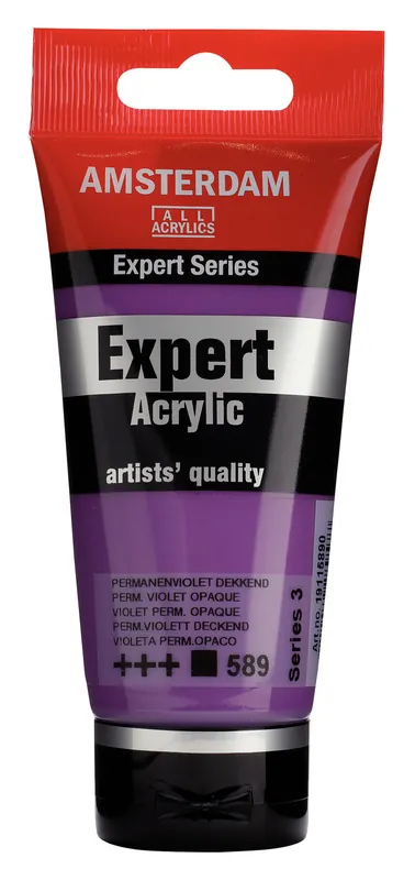 Express Levering Royal Talens Amsterdam Expert Series Acrylverf Tube 75 ml - Permanentviolet Dekkend 589