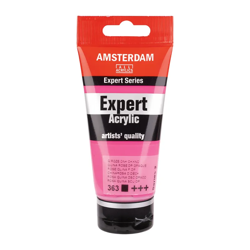 Royal Talens Amsterdam Expert Series Acrylverf Tube 75 ml - Quinaroze Donker Dekkend 363 Betrouwbaar