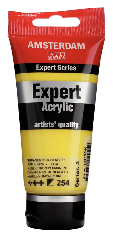 Nieuw Royal Talens Amsterdam Expert Series Acrylverf Tube 75 ml - Permanent Citroengeel 254