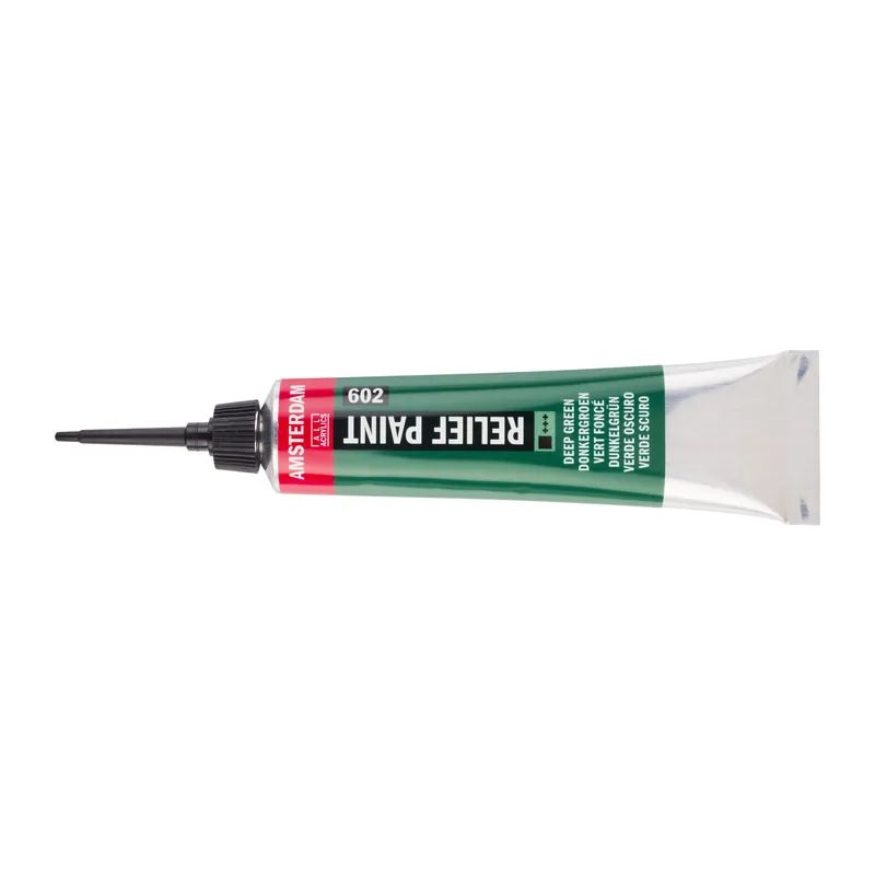 Gecertificeerd Royal Talens Amsterdam Reliëf Verf Tube 20 ml - Donkergroen 602