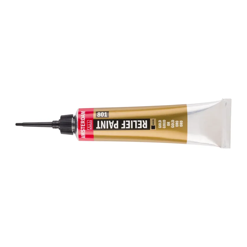 Speciale Aanbieding Royal Talens Amsterdam Reliëf Verf Tube 20 ml - Goud 801