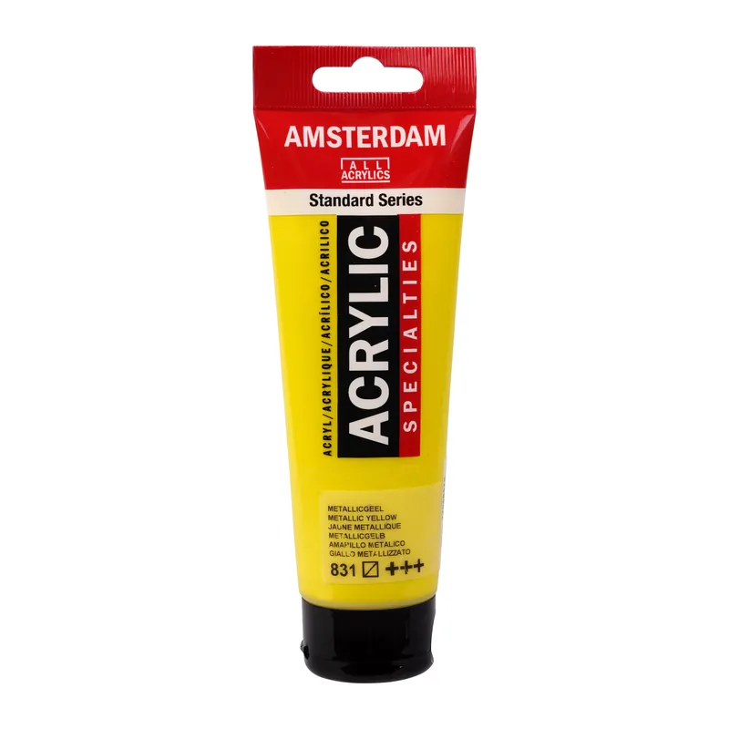 Speciale Aanbieding Royal Talens Amsterdam Standard Series Acrylverf Tube 120 ml - Metallicgeel 831