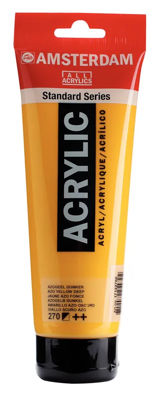 Shop Nu Royal Talens Amsterdam Standard Series Acrylverf Tube 250 ml - Azogeel Donker 270