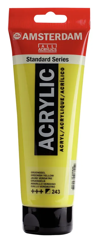 Royal Talens Amsterdam Standard Series Acrylverf Tube 250 ml - Groengeel 243 Seizoensaanbieding