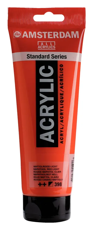 Korting Royal Talens Amsterdam Standard Series Acrylverf Tube 250 ml - Naftolrood Licht 398