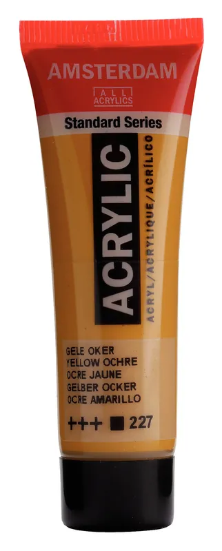 Gratis Retour Royal Talens Amsterdam Standard Series Acrylverf Tube 20 ml - Gele Oker 227