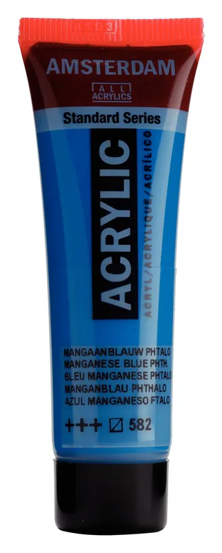 Betrouwbaar Royal Talens Amsterdam Standard Series Acrylverf Tube 20 ml - Mangaanblauw Phtalo 582