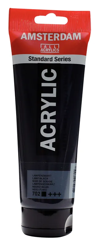 Royal Talens Amsterdam Standard Series Acrylverf Tube 250 ml - Lampenzwart 702 Koop Online