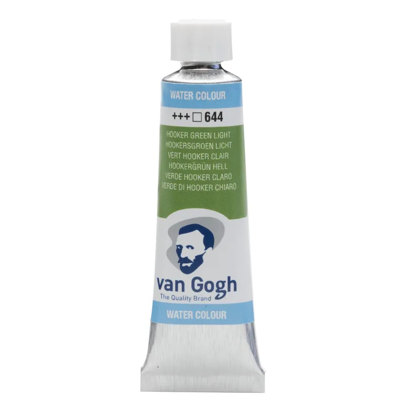 Hoge Kwaliteit Van Gogh Aquarelverf Tube 10 ml - Hookersgroen Licht 644