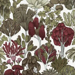 Architects Paper Floral Impression - Groen - Grafisch - 377572 Gereduceerde Prijs