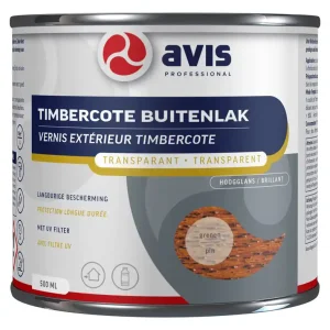 Avis Timbercote Transparant Hoogglans - Grenen Finale Uitverkoop