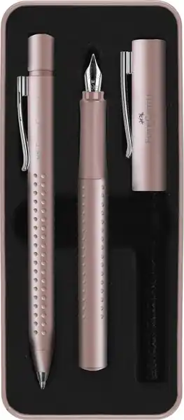 Faber Castell Balpen en Vulpen Grip 2011 - Pale Rose Koopje